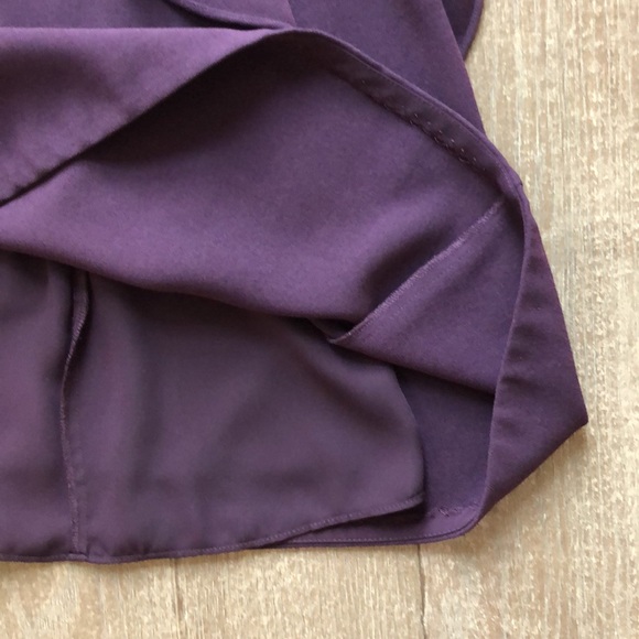 NWOT Rebecca Taylor Short Sleeve Crepe Ruffle Dress - Picture 10 of 15